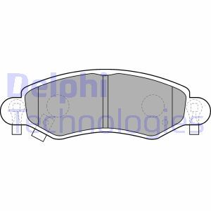 LP1500 Комплект тормозных колодок, дисковый тормоз DELPHI - Top1autovaruosad
