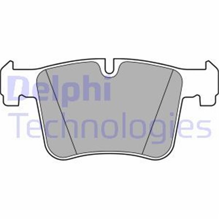 LP2234 Комплект тормозных колодок, дисковый тормоз DELPHI