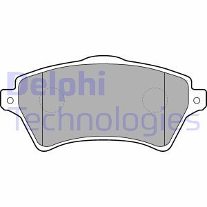 LP1652 Комплект тормозных колодок, дисковый тормоз DELPHI - Top1autovaruosad