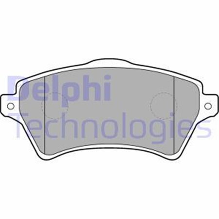 LP1652 Комплект тормозных колодок, дисковый тормоз DELPHI     