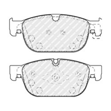 FDB5117 Brake Pad Set, disc brake FERODO