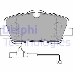 LP3292 Brake Pad Set, disc brake DELPHI - Top1autovaruosad