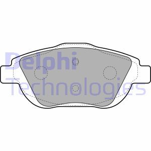LP2164 Комплект тормозных колодок, дисковый тормоз DELPHI - Top1autovaruosad
