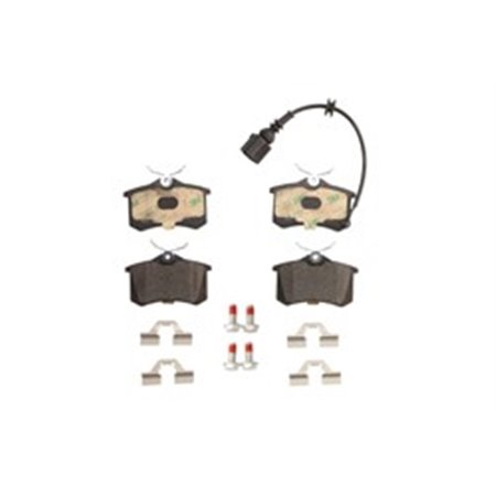 0 986 494 598 Brake Pad Set, disc brake BOSCH