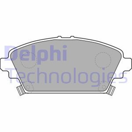 LP1503 Комплект тормозных колодок, дисковый тормоз DELPHI     