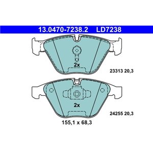 13.0470-7238.2  Brake pads set ATE 