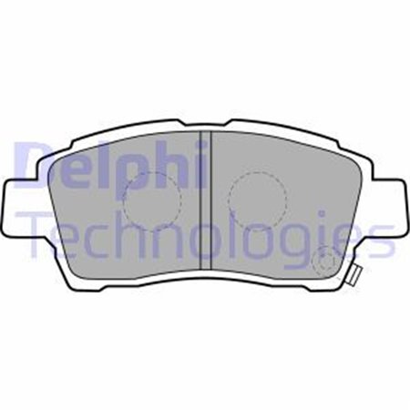 LP1414 Комплект тормозных колодок, дисковый тормоз DELPHI