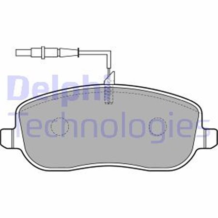 LP1792 Brake Pad Set, disc brake DELPHI