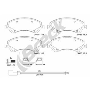 24485 00 703 10 BRECK Piduriklotside komplekt, ketaspidur     