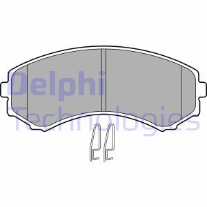 LP1462 Комплект тормозных колодок, дисковый тормоз DELPHI     