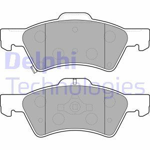 LP1693 Комплект тормозных колодок, дисковый тормоз DELPHI - Top1autovaruosad