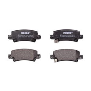 FDB1574  Brake pads set FERODO  - Top1autovaruosad