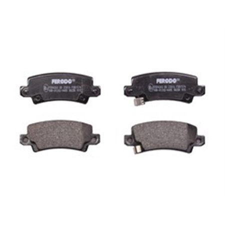 FDB1574 Brake Pad Set, disc brake FERODO