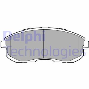 LP3245 Комплект тормозных колодок, дисковый тормоз DELPHI - Top1autovaruosad