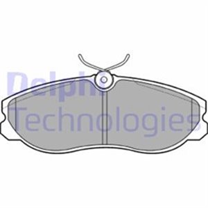 LP847 Brake Pad Set, disc brake DELPHI - Top1autovaruosad