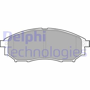 LP2030 Комплект тормозных колодок, дисковый тормоз DELPHI     