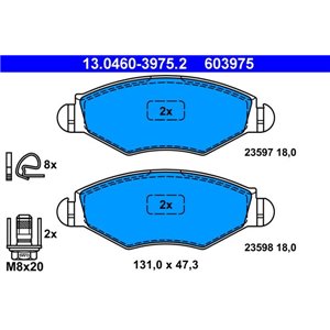 13.0460-3975.2  Brake pads set ATE 