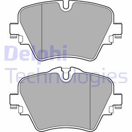 LP3182 Brake Pad Set, disc brake DELPHI