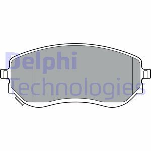 LP3401 Комплект тормозных колодок, дисковый тормоз DELPHI     