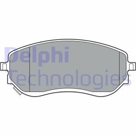 LP3401 Комплект тормозных колодок, дисковый тормоз DELPHI