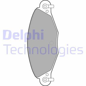 LP1655 Комплект тормозных колодок, дисковый тормоз DELPHI - Top1autovaruosad