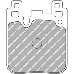 FCP4663H  Tuning Brake pads without road approval FERODO 
