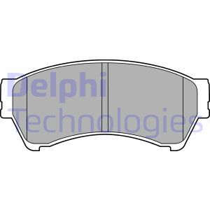 LP2111 Комплект тормозных колодок, дисковый тормоз DELPHI - Top1autovaruosad