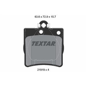 2191903 Комплект тормозных колодок, дисковый тормоз TEXTAR - Top1autovaruosad
