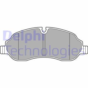 LP3136 Комплект тормозных колодок, дисковый тормоз DELPHI     