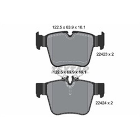 2242301 Brake Pad Set, disc brake TEXTAR