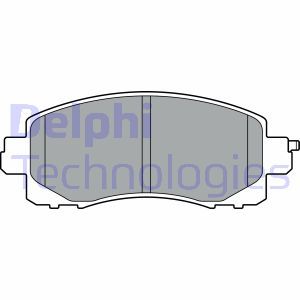 LP3411 Комплект тормозных колодок, дисковый тормоз DELPHI - Top1autovaruosad