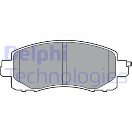 LP3411 Комплект тормозных колодок, дисковый тормоз DELPHI     
