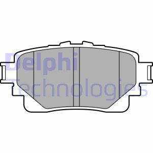 LP3599 Комплект тормозных колодок, дисковый тормоз DELPHI - Top1autovaruosad