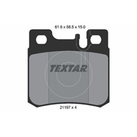 2119701 Brake Pad Set, disc brake TEXTAR