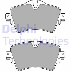 LP2717 Комплект тормозных колодок, дисковый тормоз DELPHI - Top1autovaruosad