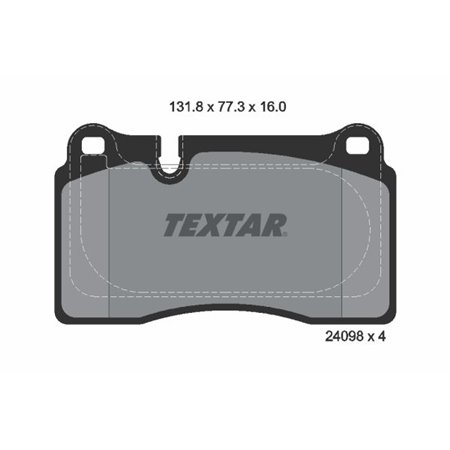 2409803 Brake Pad Set, disc brake TEXTAR