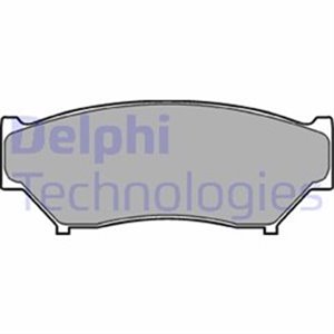 LP0967  Brake pads set DELPHI 