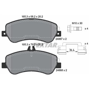 2486701  Brake pads set TEXTAR 