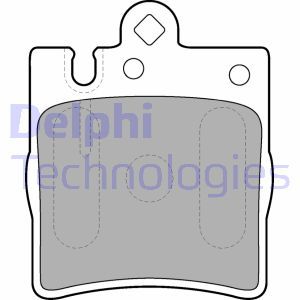 LP1618 Комплект тормозных колодок, дисковый тормоз DELPHI     