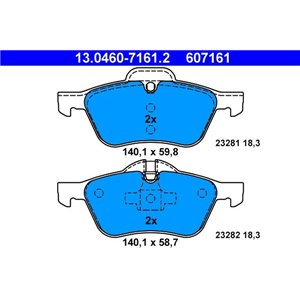 13.0460-7161.2 Jarrupalasarja, levyjarru ATE - Top1autovaruosad