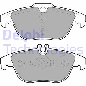 LP2029 Brake Pad Set, disc brake DELPHI - Top1autovaruosad