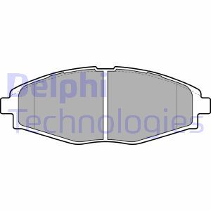 LP1390 Комплект тормозных колодок, дисковый тормоз DELPHI     