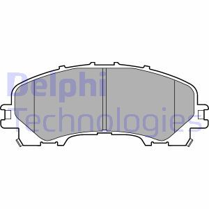 LP3183 Brake Pad Set, disc brake DELPHI - Top1autovaruosad