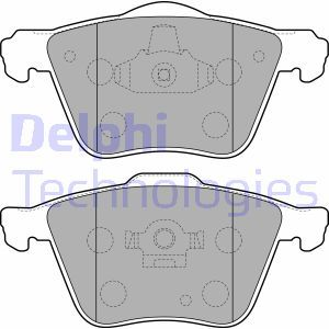 LP1821 Brake Pad Set, disc brake DELPHI - Top1autovaruosad
