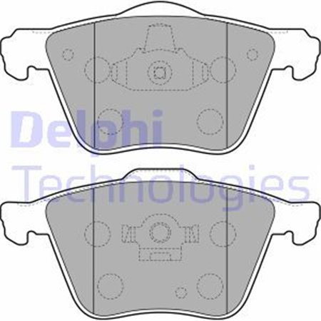 LP1821 Brake Pad Set, disc brake DELPHI