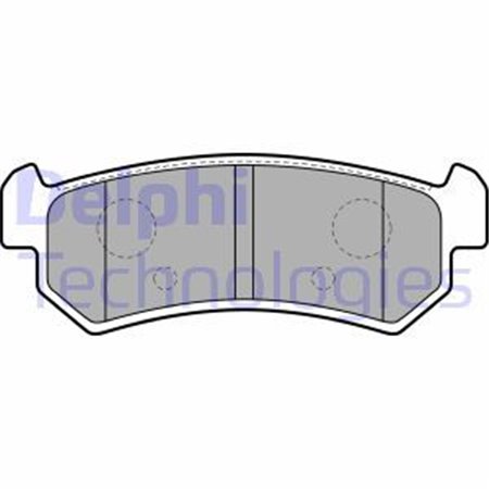 LP1910  Brake pads set DELPHI 