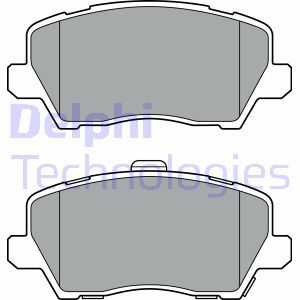 LP3363 Brake Pad Set, disc brake DELPHI - Top1autovaruosad
