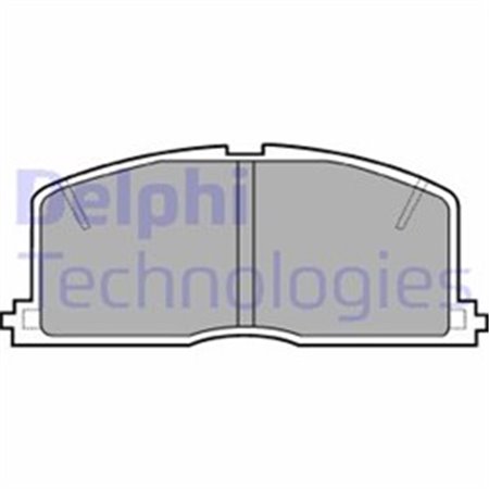 LP460 Комплект тормозных колодок, дисковый тормоз DELPHI