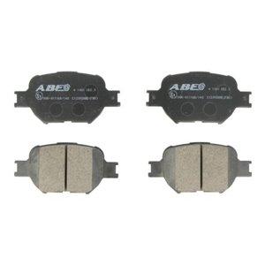 C12092ABE Brake Pad Set, disc brake ABE - Top1autovaruosad