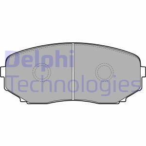 LP2098 Комплект тормозных колодок, дисковый тормоз DELPHI - Top1autovaruosad